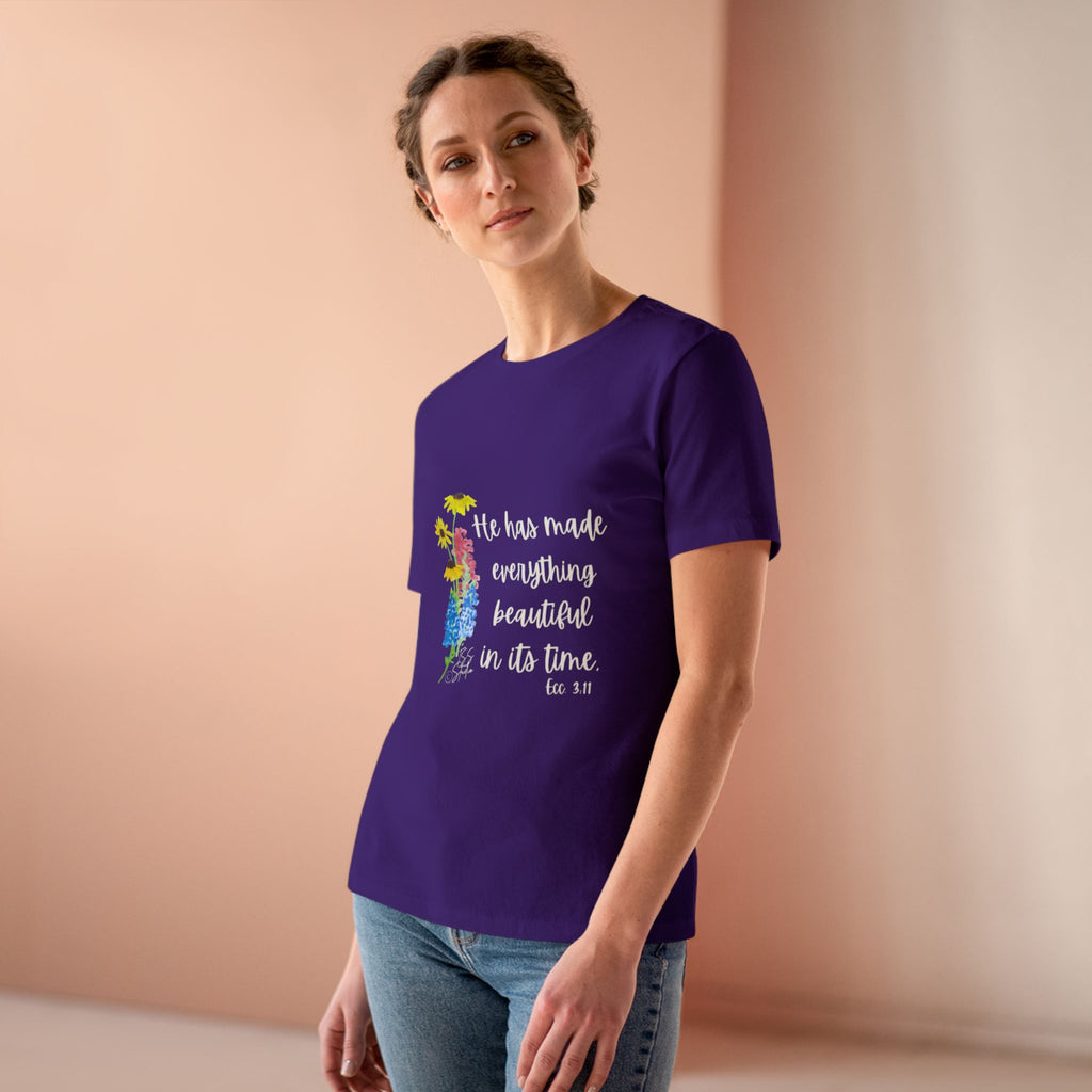 Women's Cotton Faith Graphic Tee - Texas Wildflower Collection-T-Shirt-Wholesale-Boutique-Clothing-Accessories