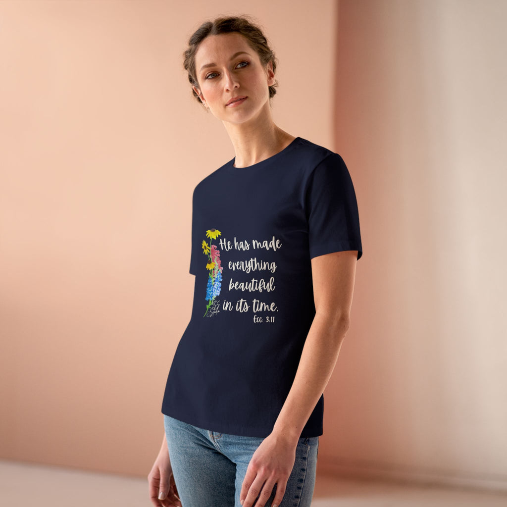 Women's Cotton Faith Graphic Tee - Texas Wildflower Collection-T-Shirt-Wholesale-Boutique-Clothing-Accessories