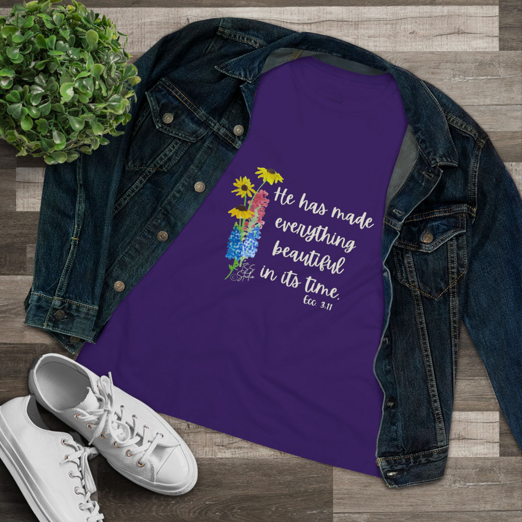 Women's Cotton Faith Graphic Tee - Texas Wildflower Collection-T-Shirt-Wholesale-Boutique-Clothing-Accessories