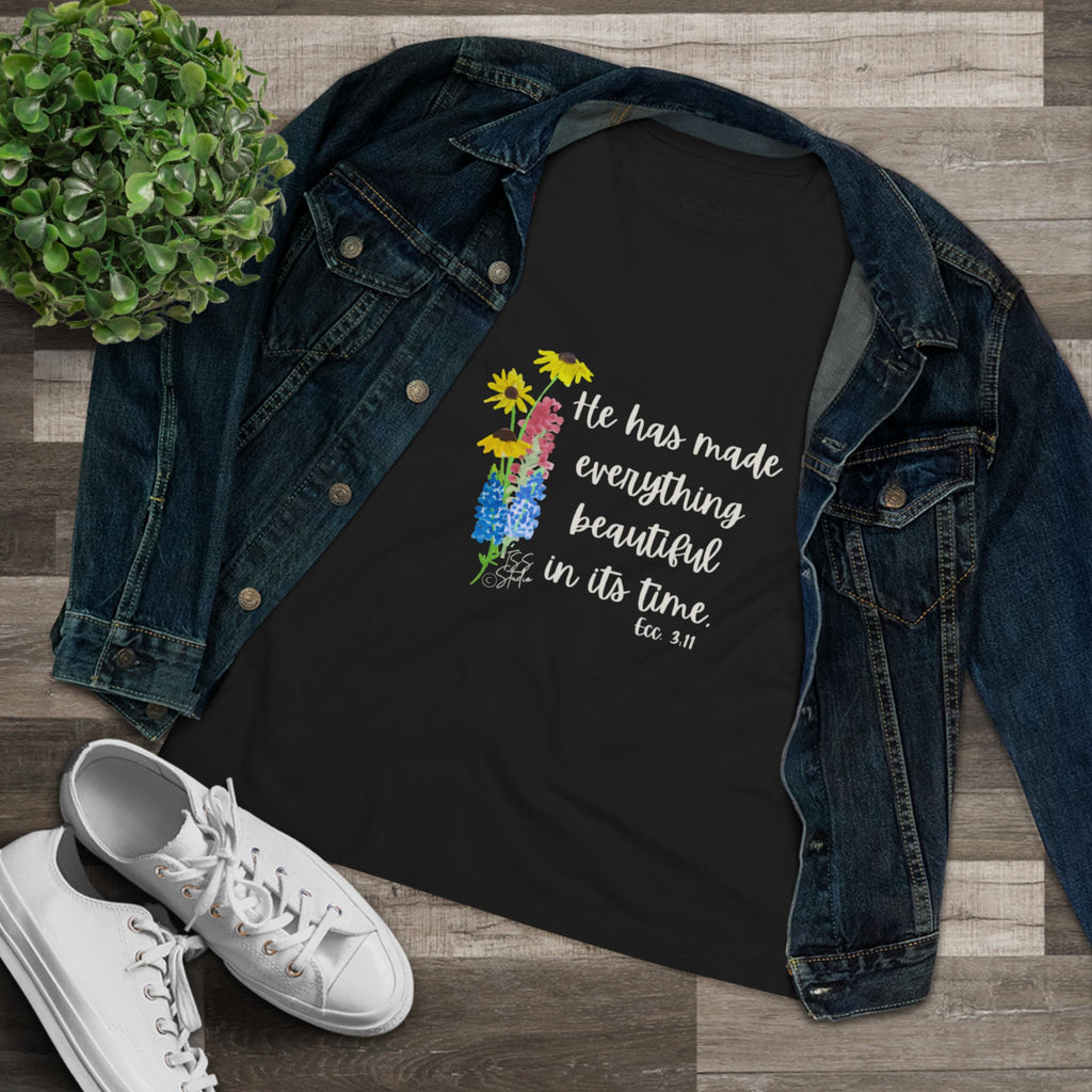Women's Cotton Faith Graphic Tee - Texas Wildflower Collection-T-Shirt-Wholesale-Boutique-Clothing-Accessories