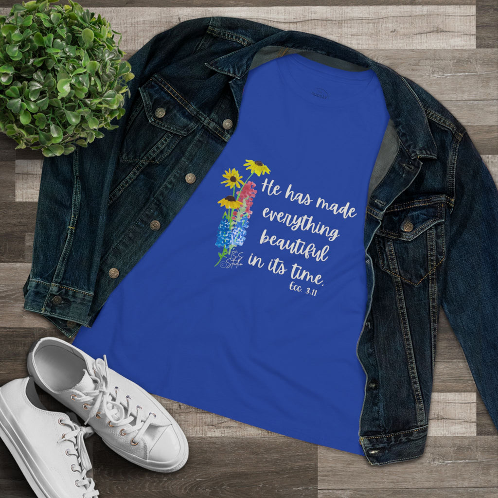 Women's Cotton Faith Graphic Tee - Texas Wildflower Collection-T-Shirt-Wholesale-Boutique-Clothing-Accessories