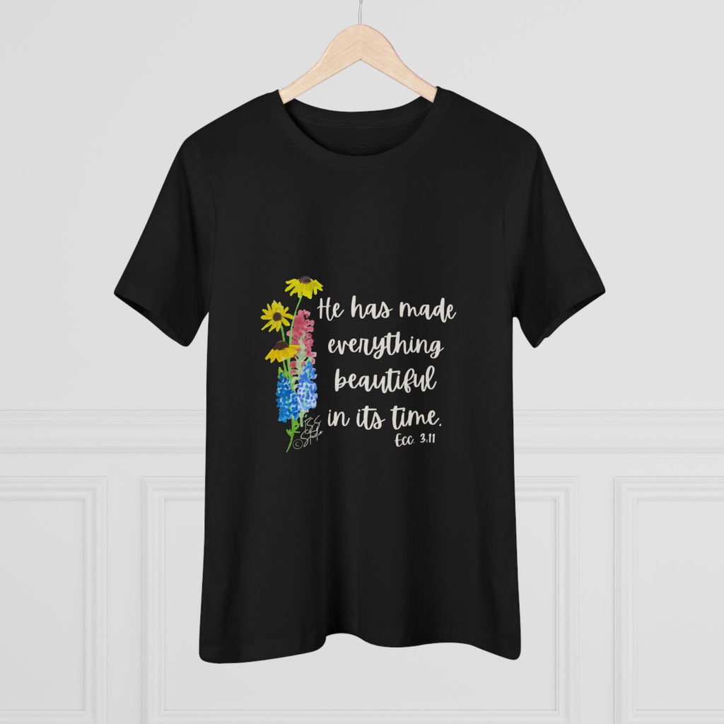 Women's Cotton Faith Graphic Tee - Texas Wildflower Collection-T-Shirt-Wholesale-Boutique-Clothing-Accessories