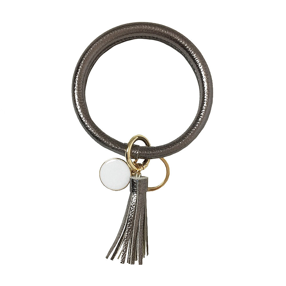 Bracelet Keyring - Pewter-Bracelet Keyrings-Wholesale-Boutique-Clothing-Accessories