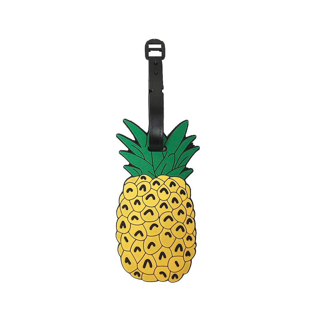 Pineapple Luggage Tag - Yellow-Luggage Tag-Wholesale-Boutique-Clothing-Accessories