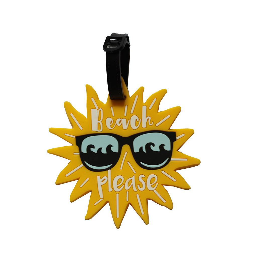 Sun Beach Please Luggage Tag-Luggage Tag-Wholesale-Boutique-Clothing-Accessories
